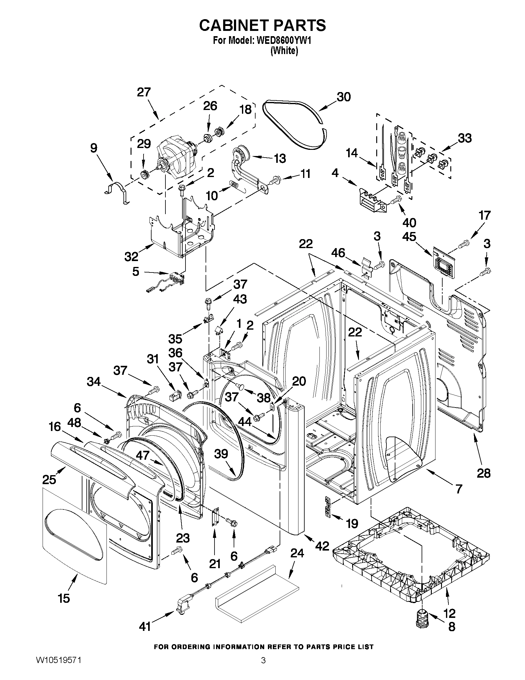 02 - CABINET PARTS