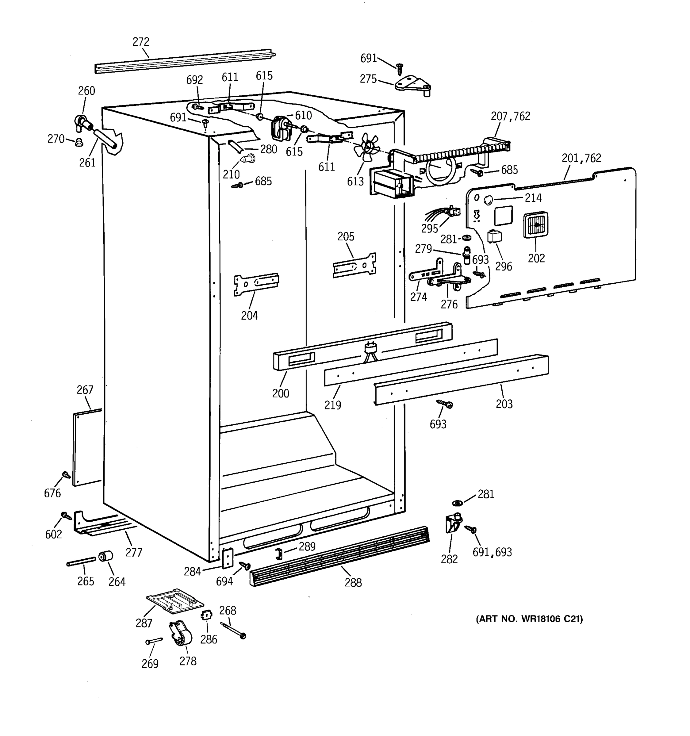 CABINET PARTS
