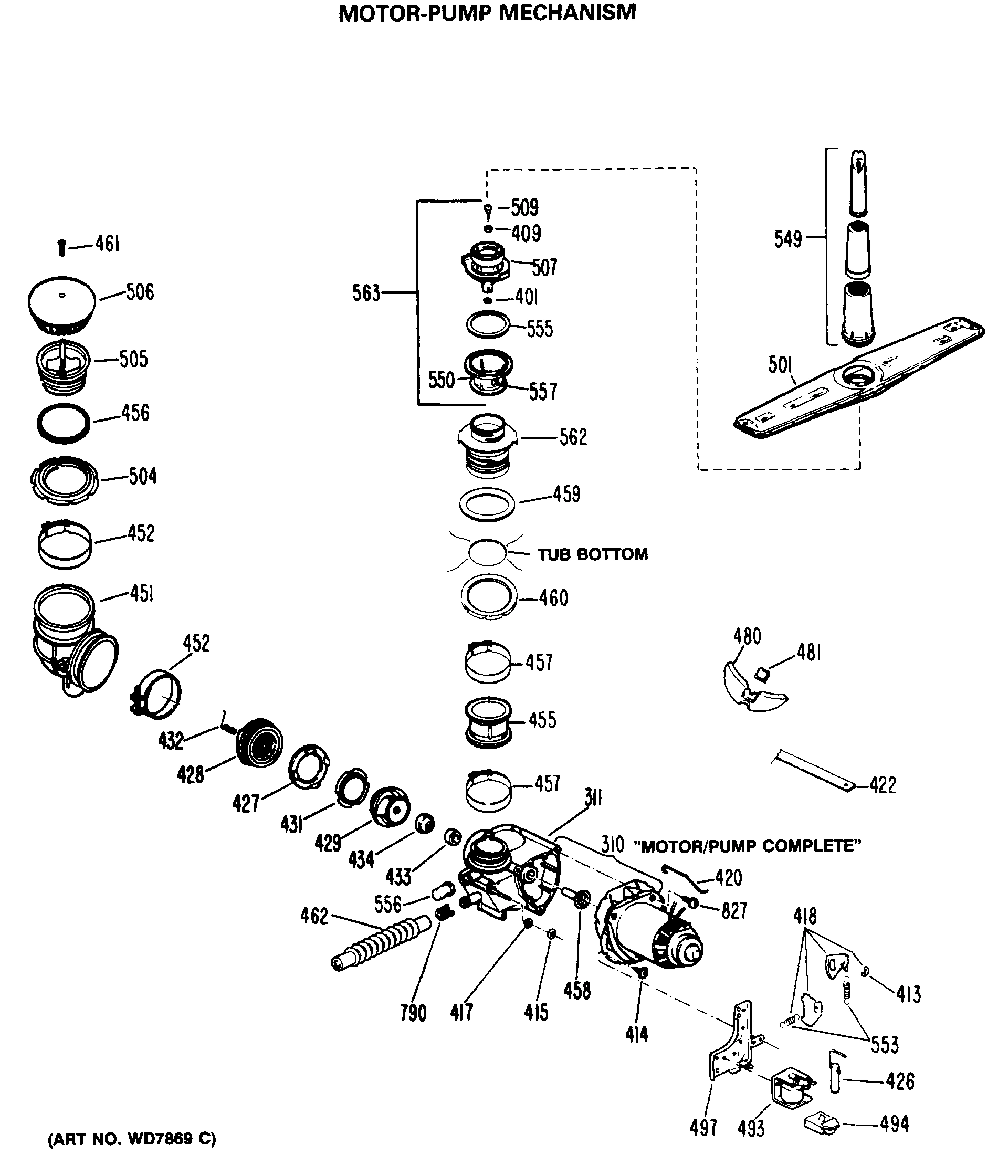 MOTOR-PUMP MECHANISM