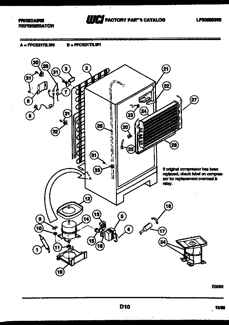 06 - SYSTEM AND AUTOMATIC DEFROST PARTS