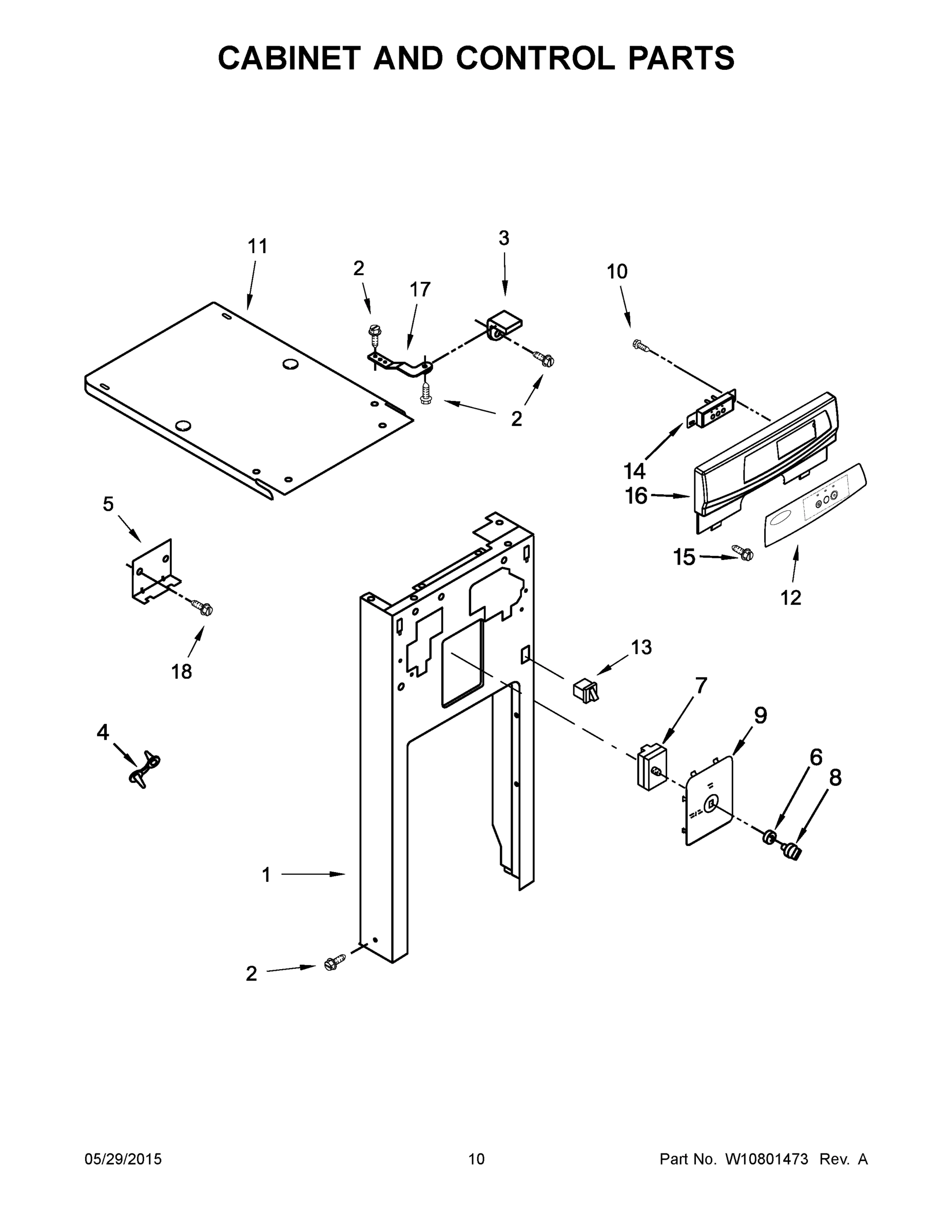 06 - CABINET AND CONTROL PARTS