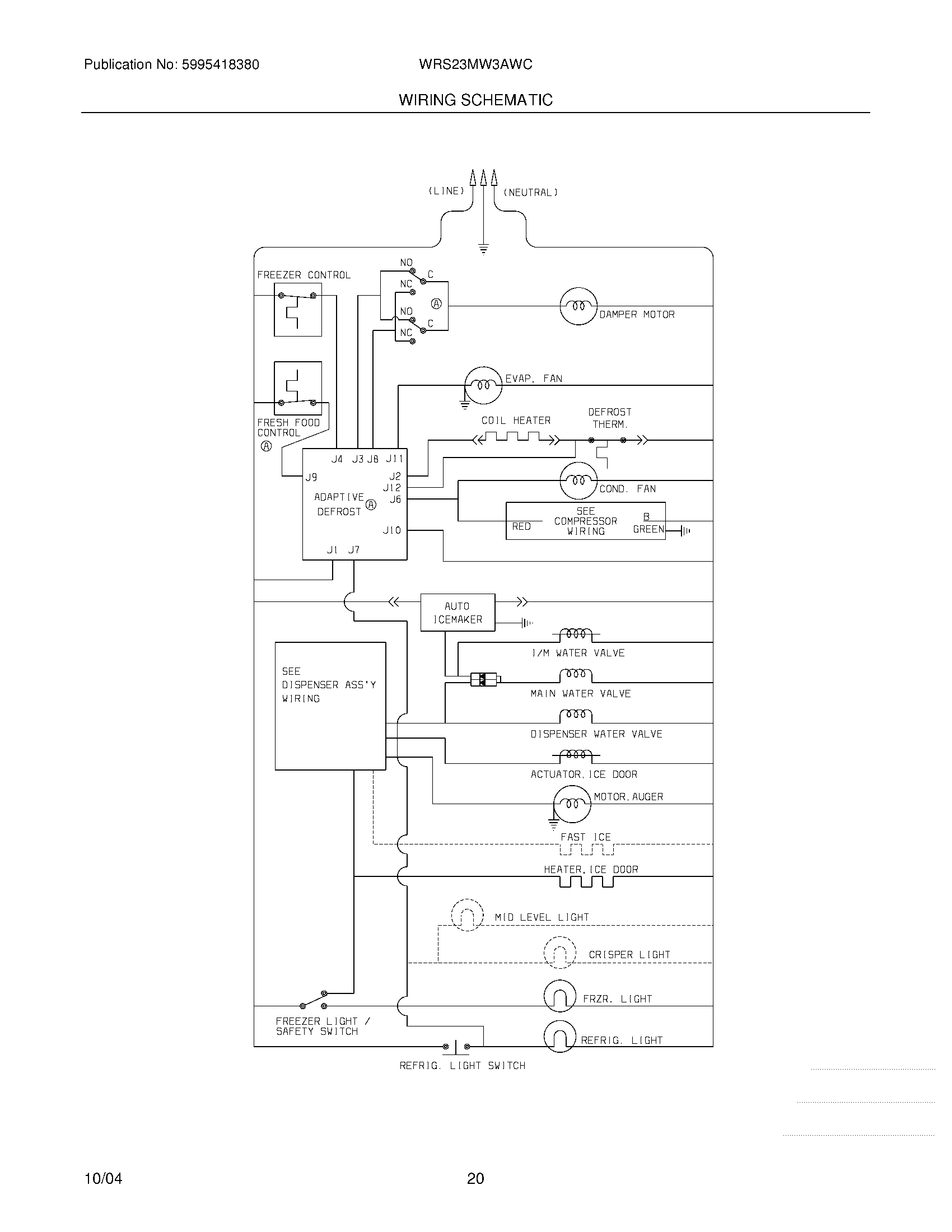 20 - WIRING SCHEMATIC