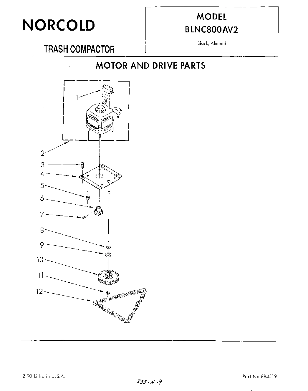 01 - MOTOR AND DRIVE , LITERATURE AND OPTIONAL