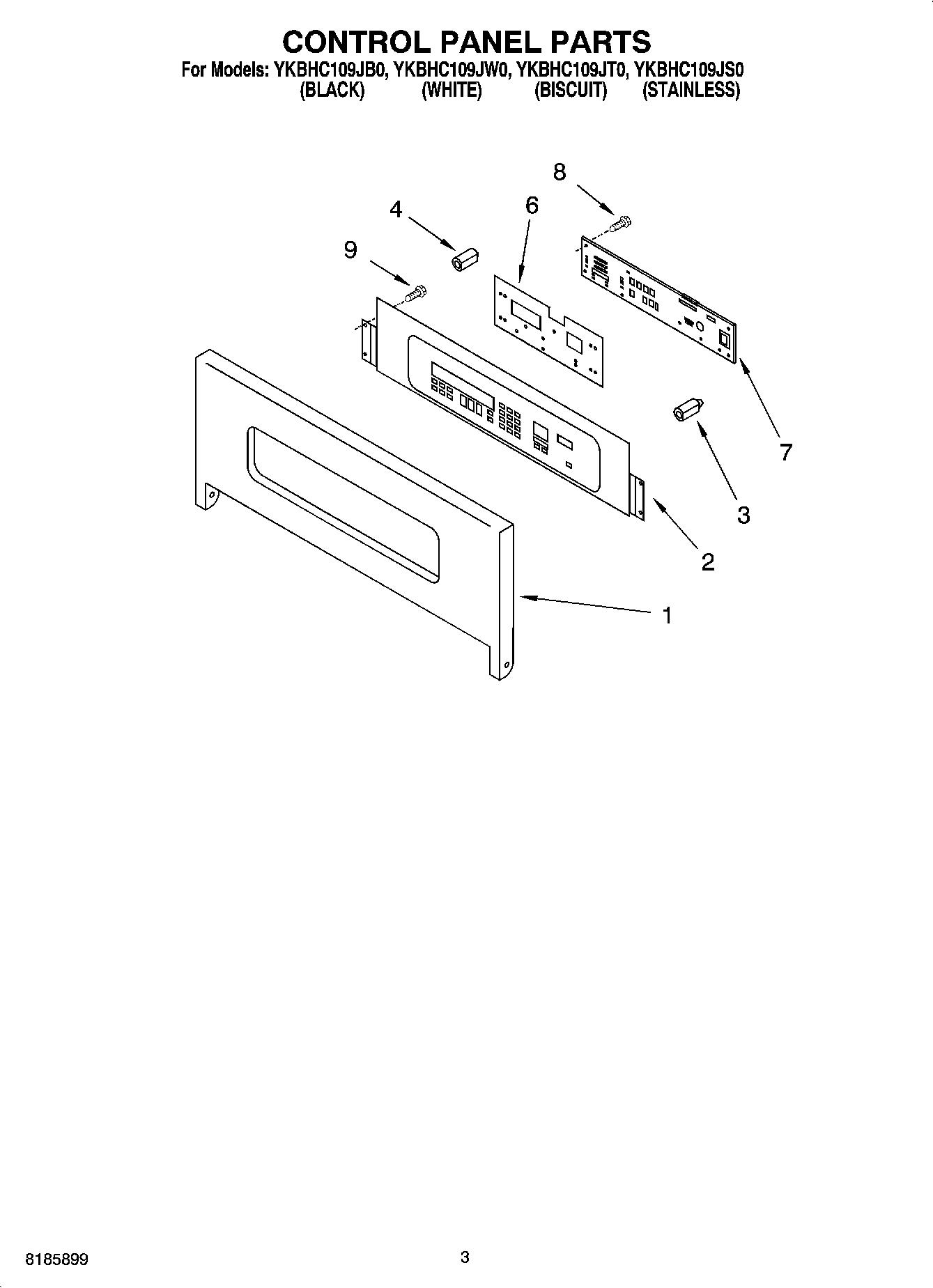 02 - CONTROL PANEL PARTS