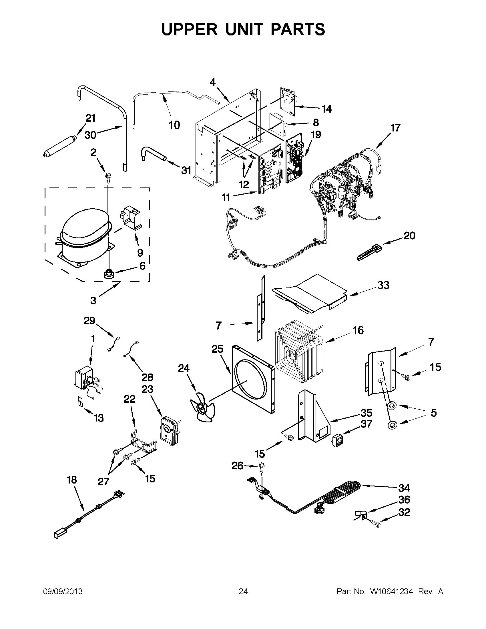 13 - UPPER UNIT PARTS