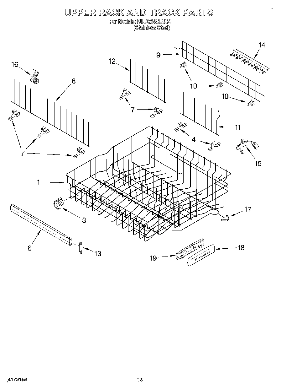 10 - UPPER RACK AND TRACK