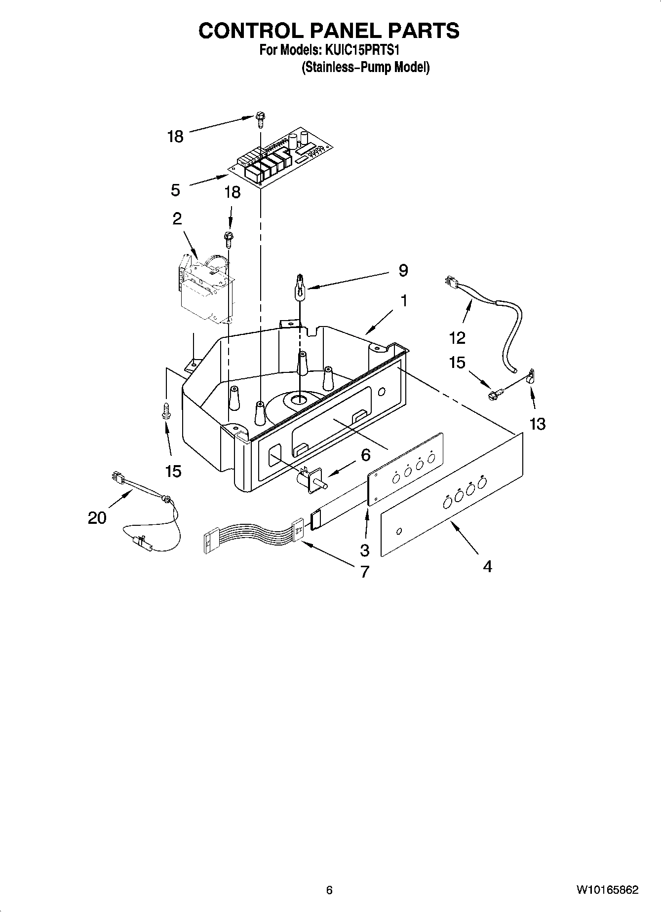 04 - CONTROL PANEL PARTS