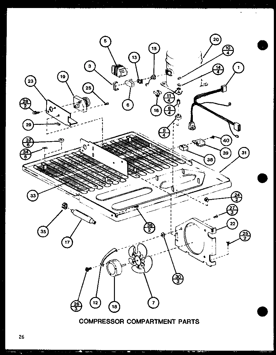01 - COMPRESSOR COMPARTMENT PARTS