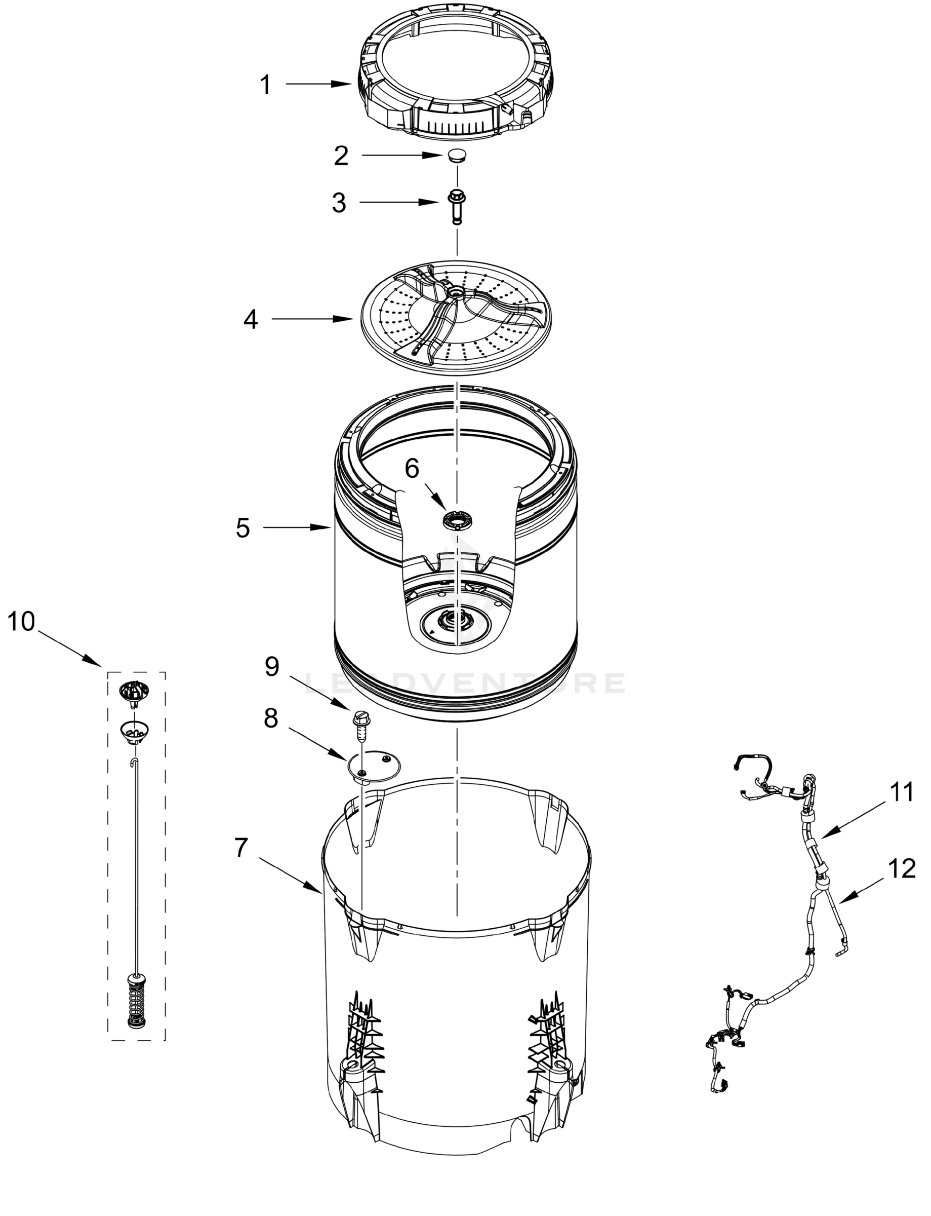 BASKET AND TUB PARTS