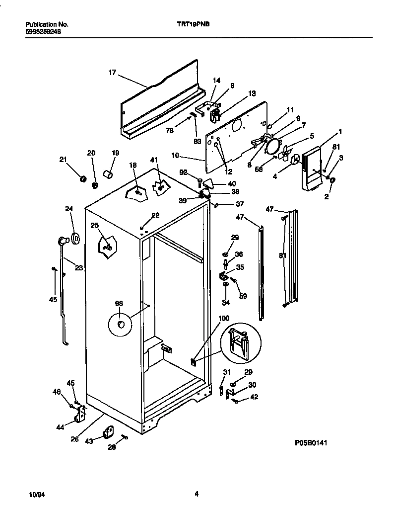 03 - CABINET W/ FAN ASSEMBLY