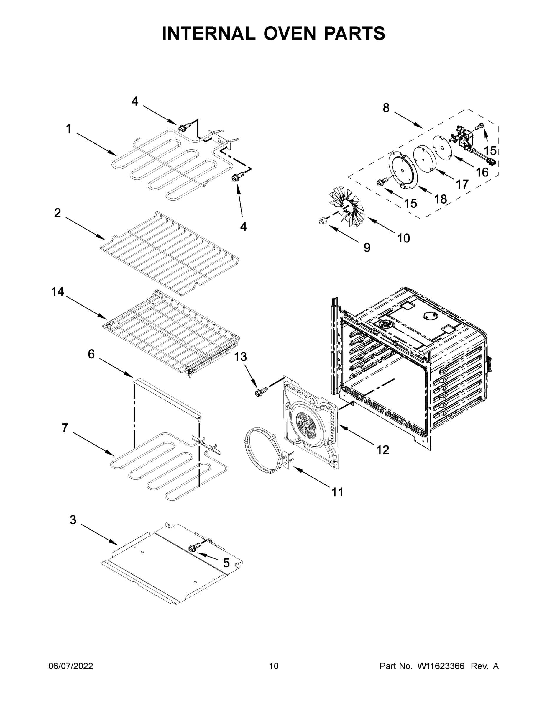 06 - INTERNAL OVEN PARTS