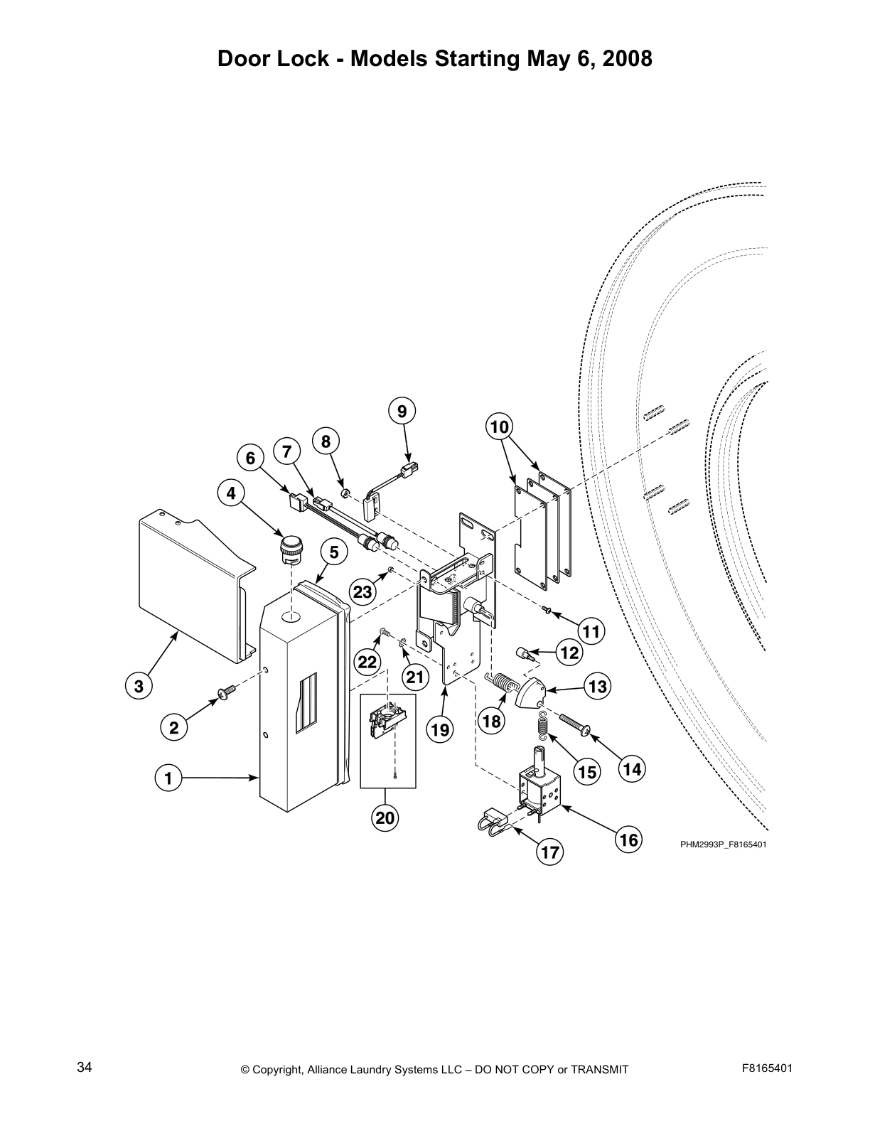 Door Lock - Models Starting May 6, 2008