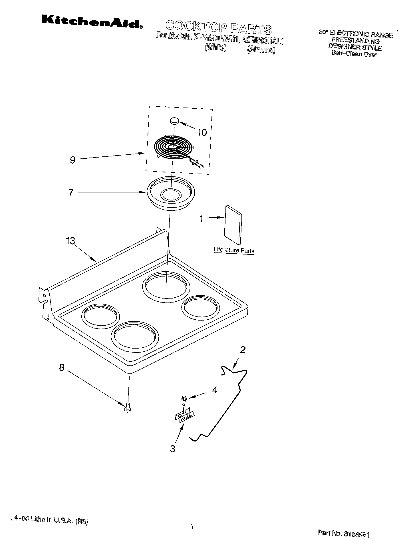 01 - COOKTOP, LITERATURE