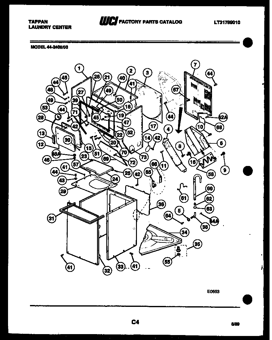03 - CABINET PARTS AND HEATER