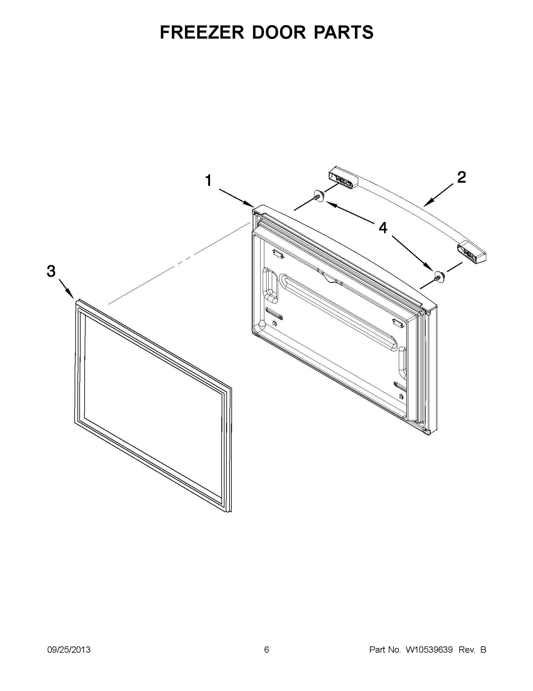04 - FREEZER DOOR PARTS