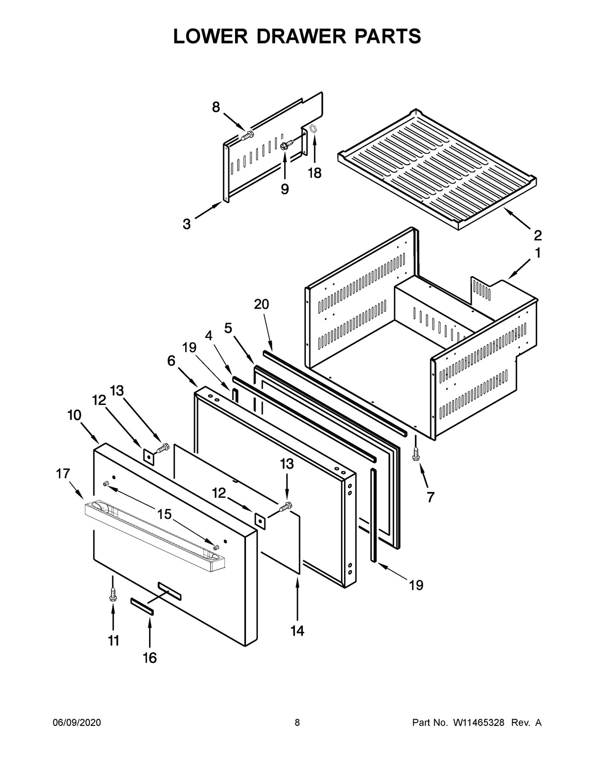 05 - LOWER DRAWER PARTS