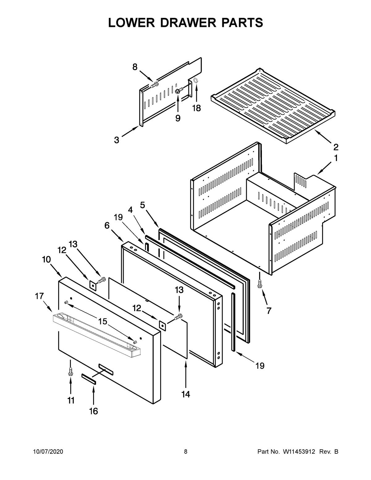 05 - LOWER DRAWER PARTS