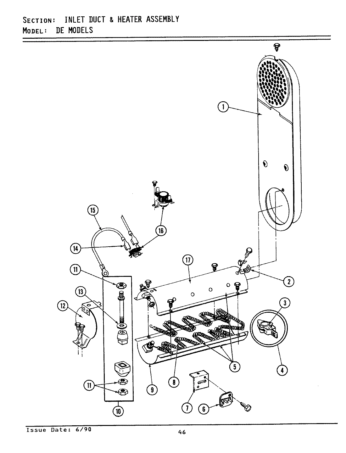 05 - INLET DUCT & HEATER ASSEMBLY