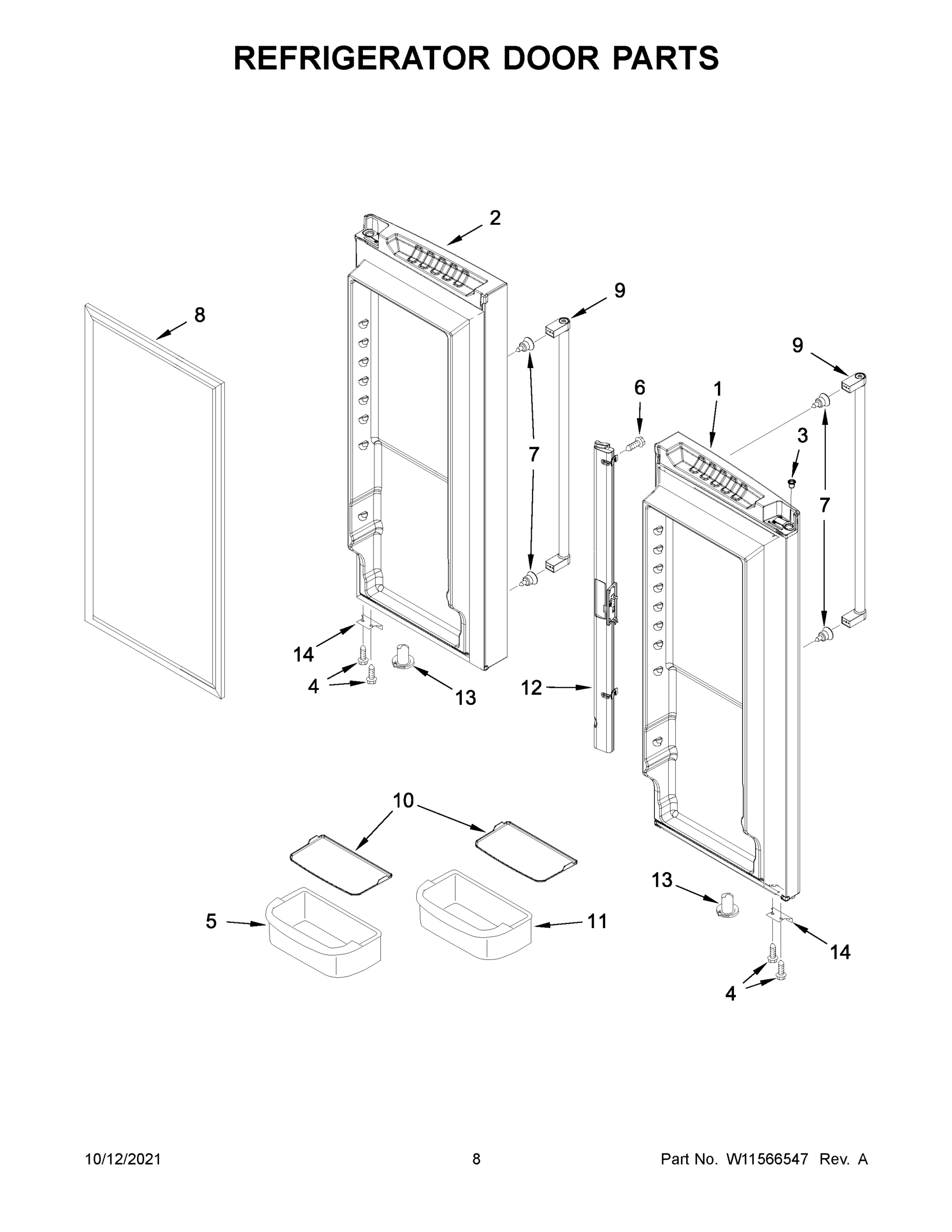 05 - REFRIGERATOR DOOR PARTS