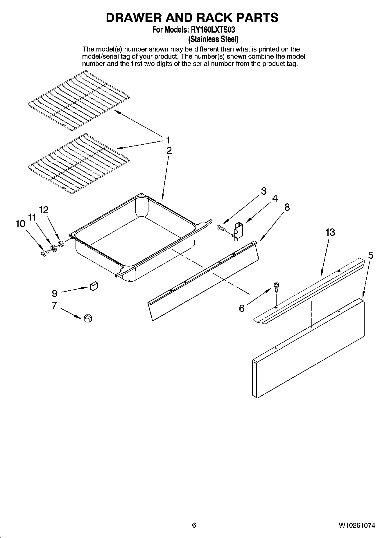 05 - DRAWER AND RACK PARTS