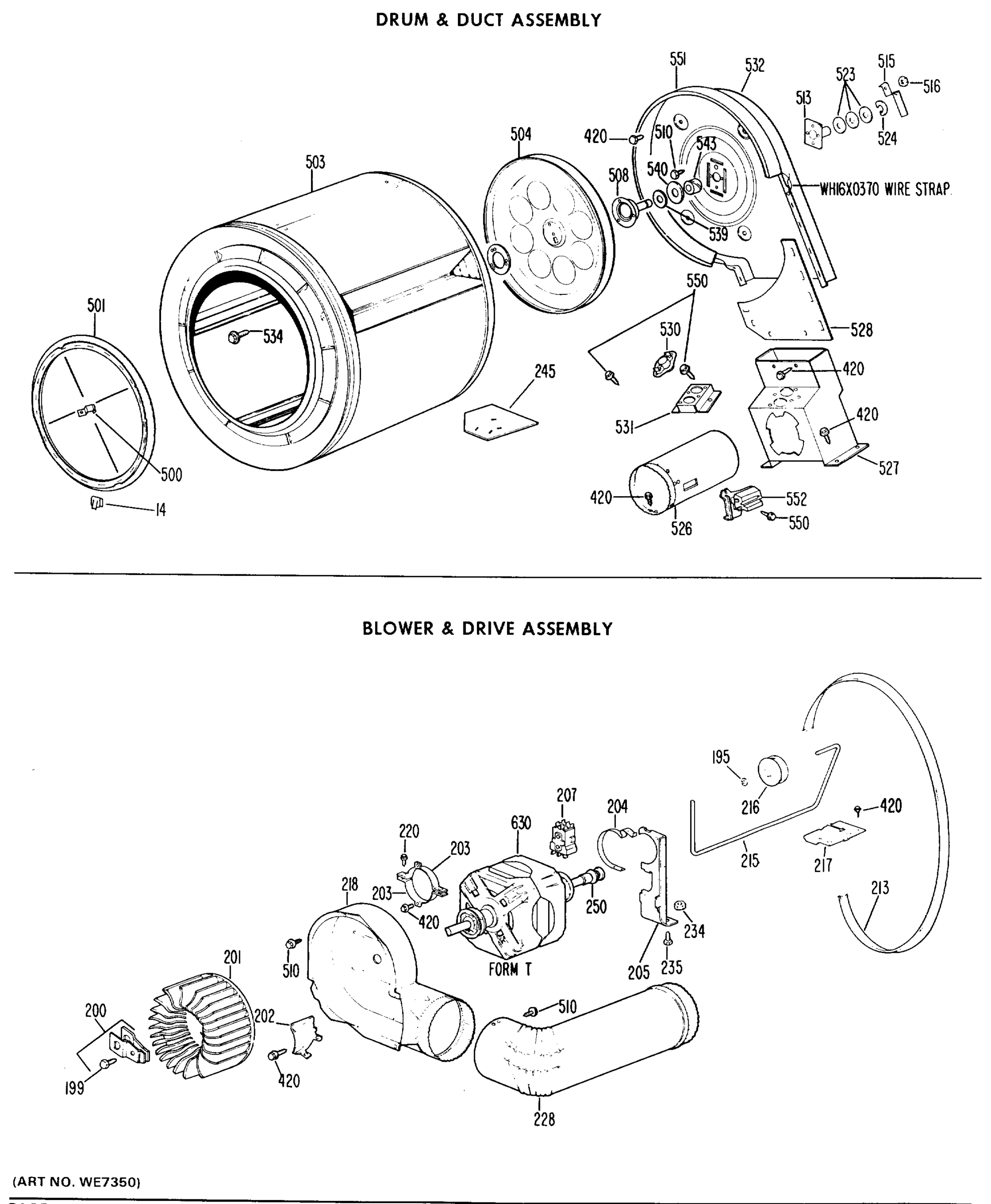 DRUM & DUCT ASSEMBLY