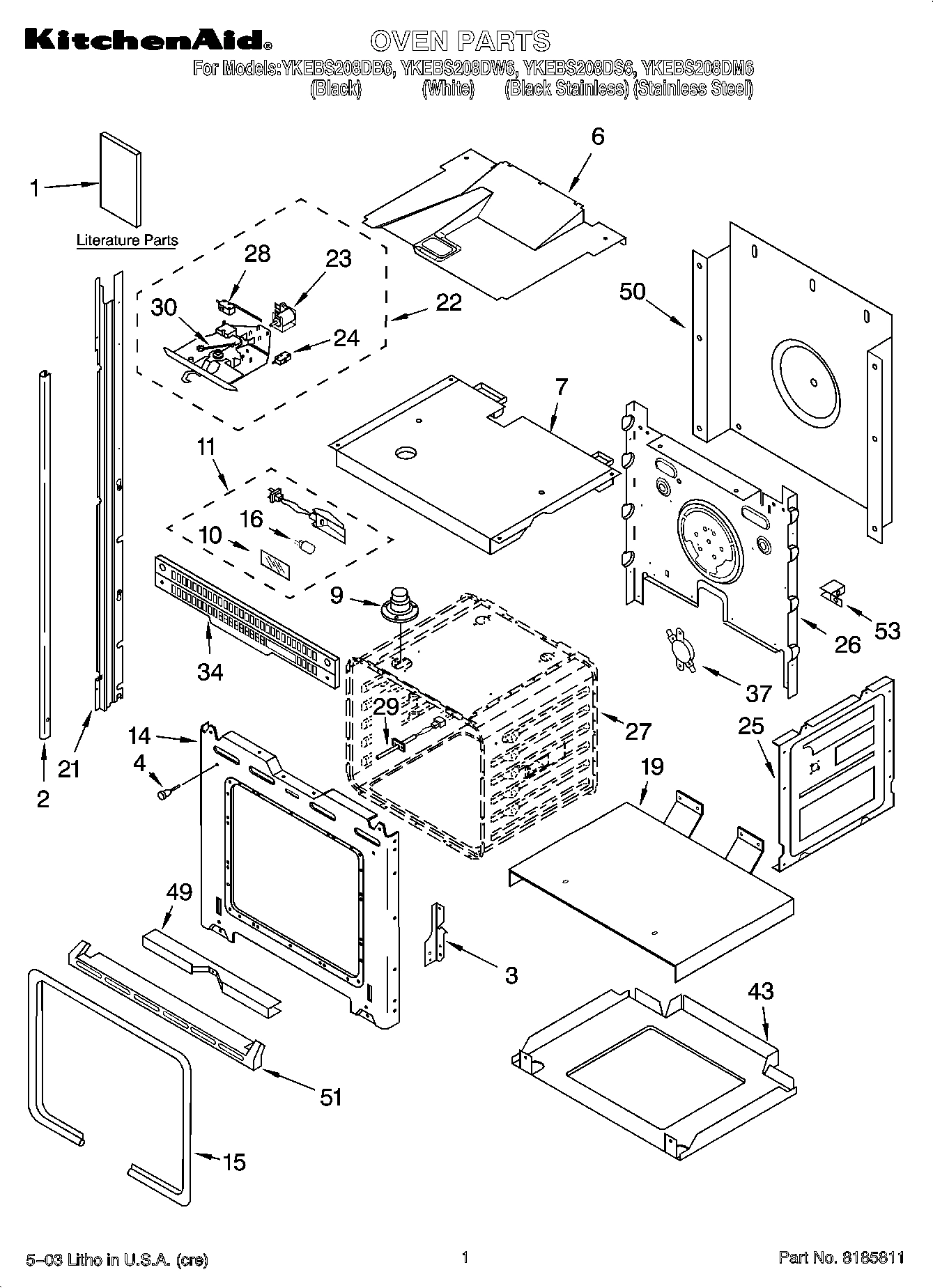 01 - OVEN PARTS