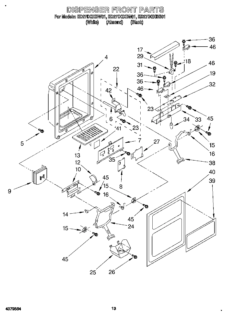 08 - DISPENSER FRONT