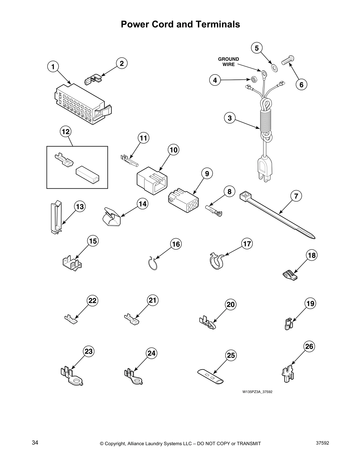Power Cord and Terminals