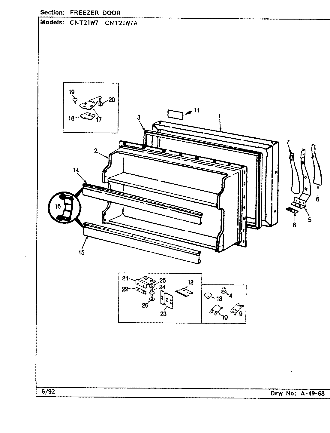 02 - FREEZER DOOR