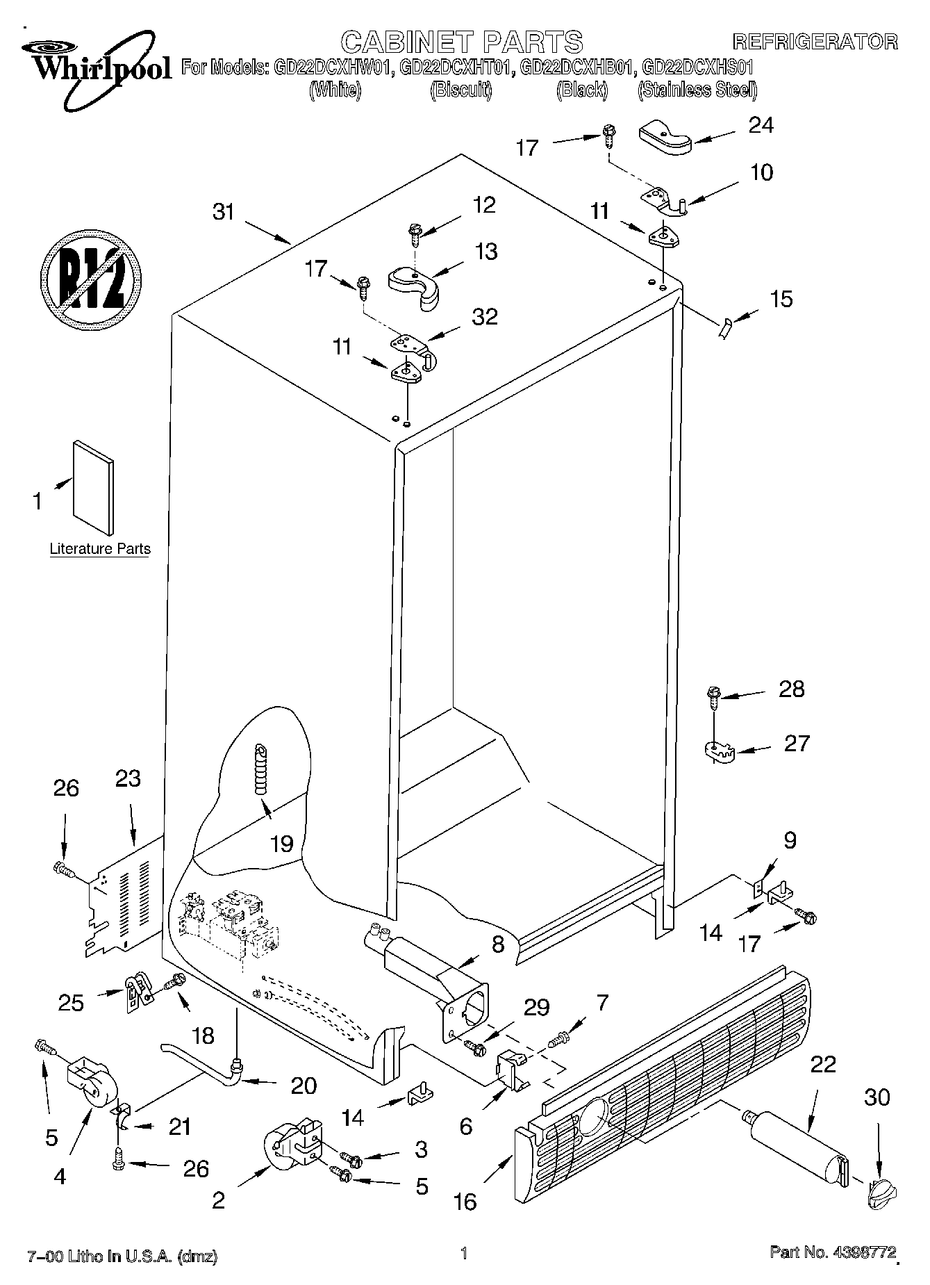 01 - CABINET, LITERATURE