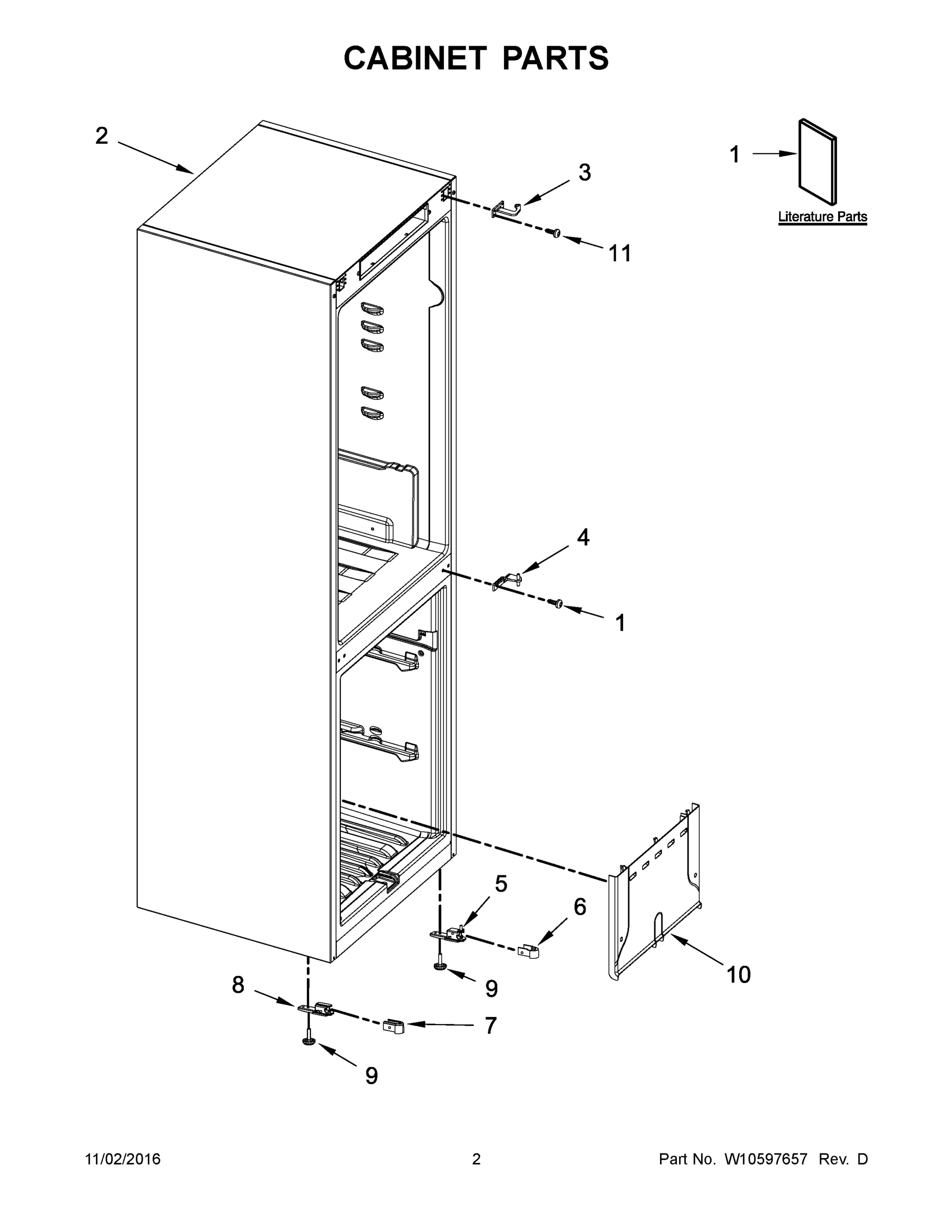 02 - CABINET PARTS