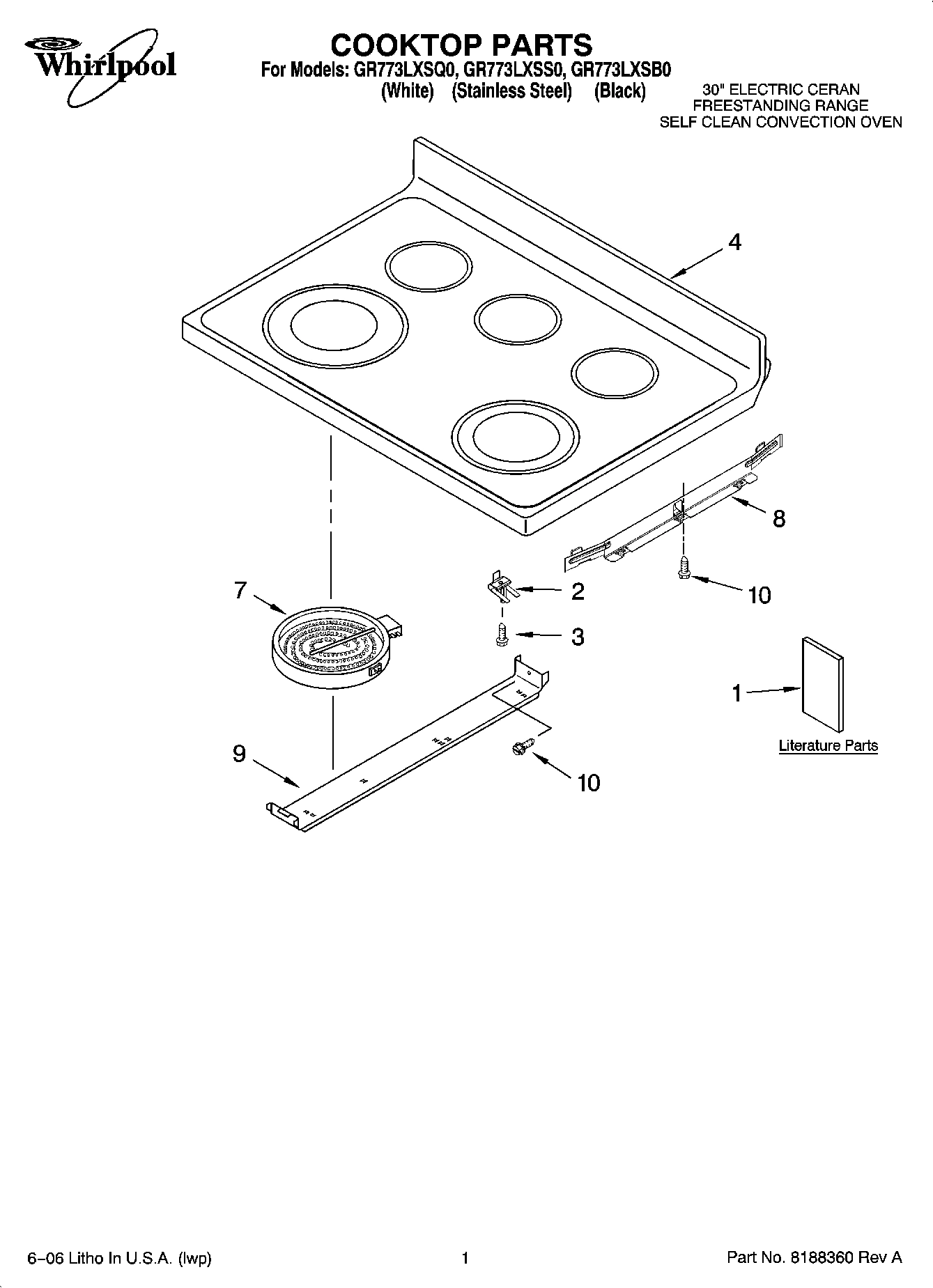 01 - COOKTOP PARTS