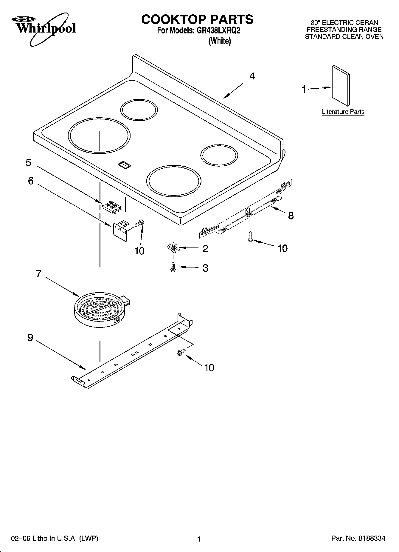 01 - COOKTOP PARTS