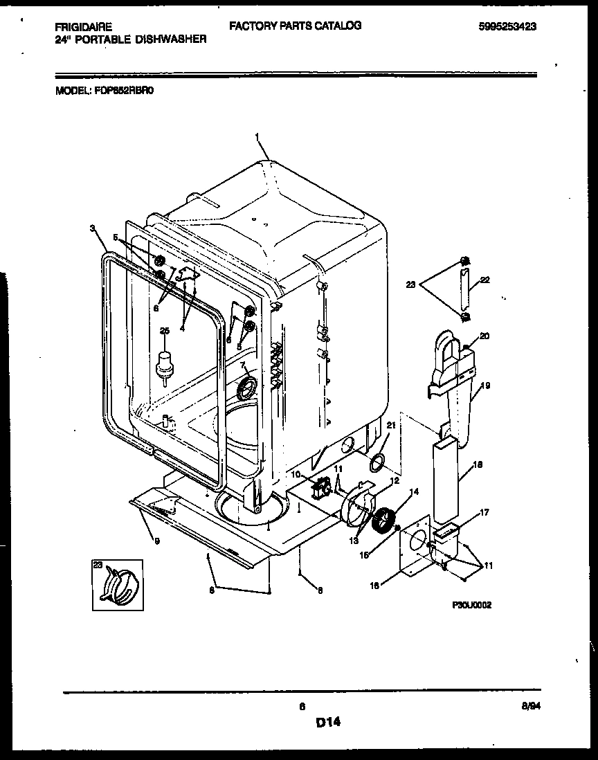 05 - TUB AND FRAME PARTS