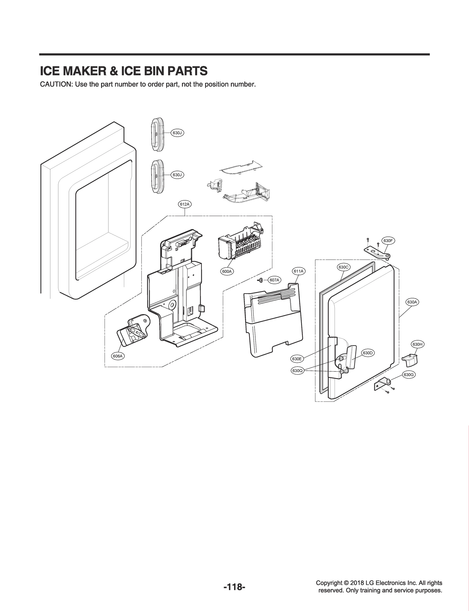 ICEMAKER & ICE BIN PARTS