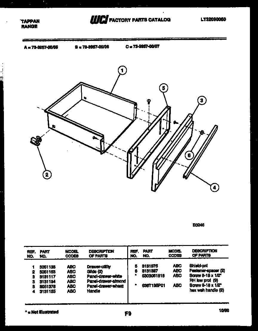09 - DRAWER PARTS