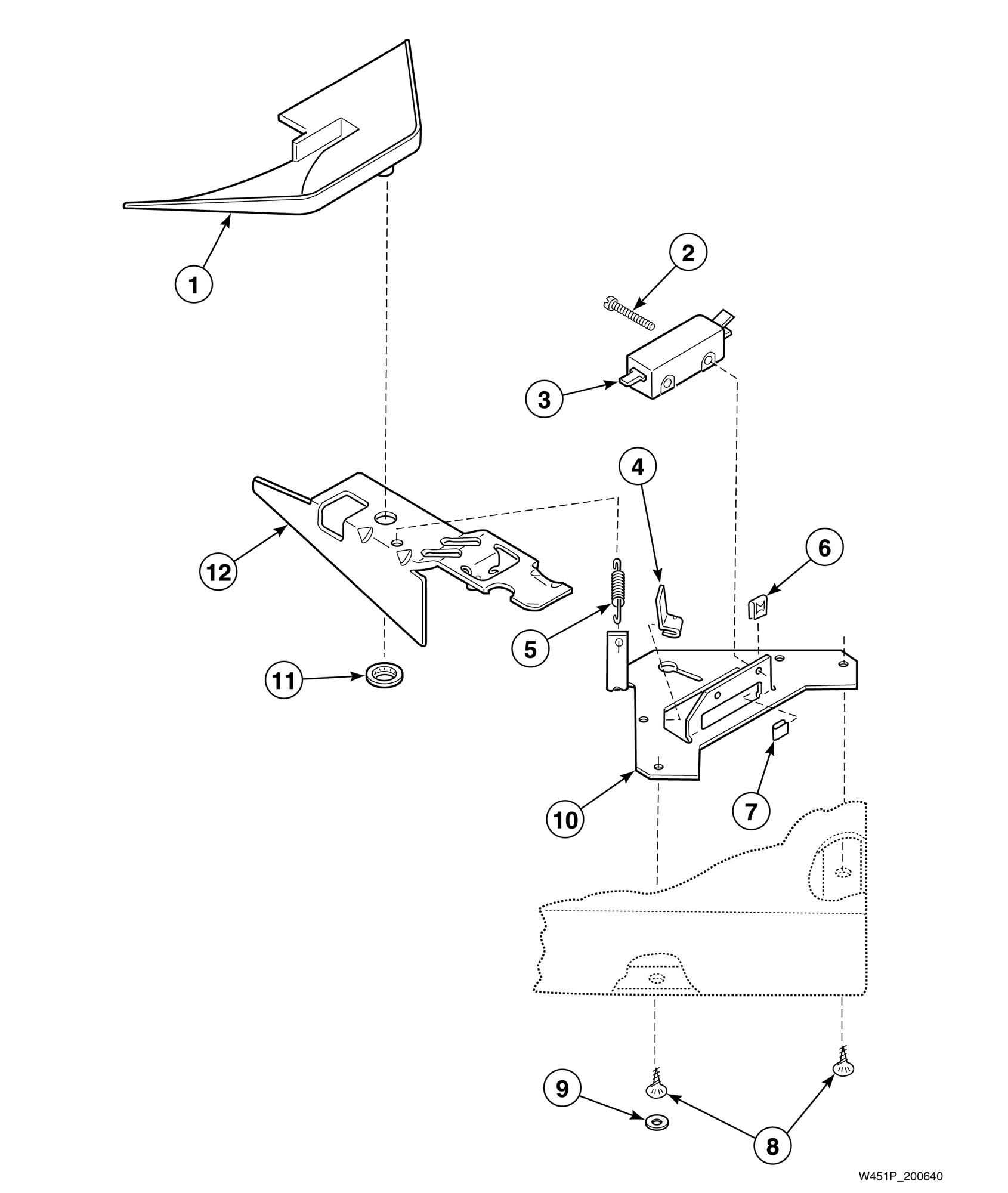 Switch and Bracket Assembly