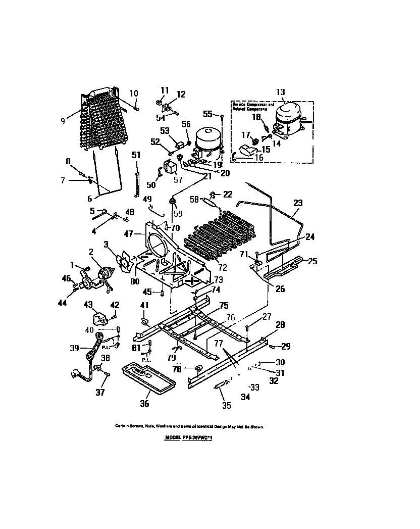11 - COMPRESSOR, CONDENSER, EVAPORATOR