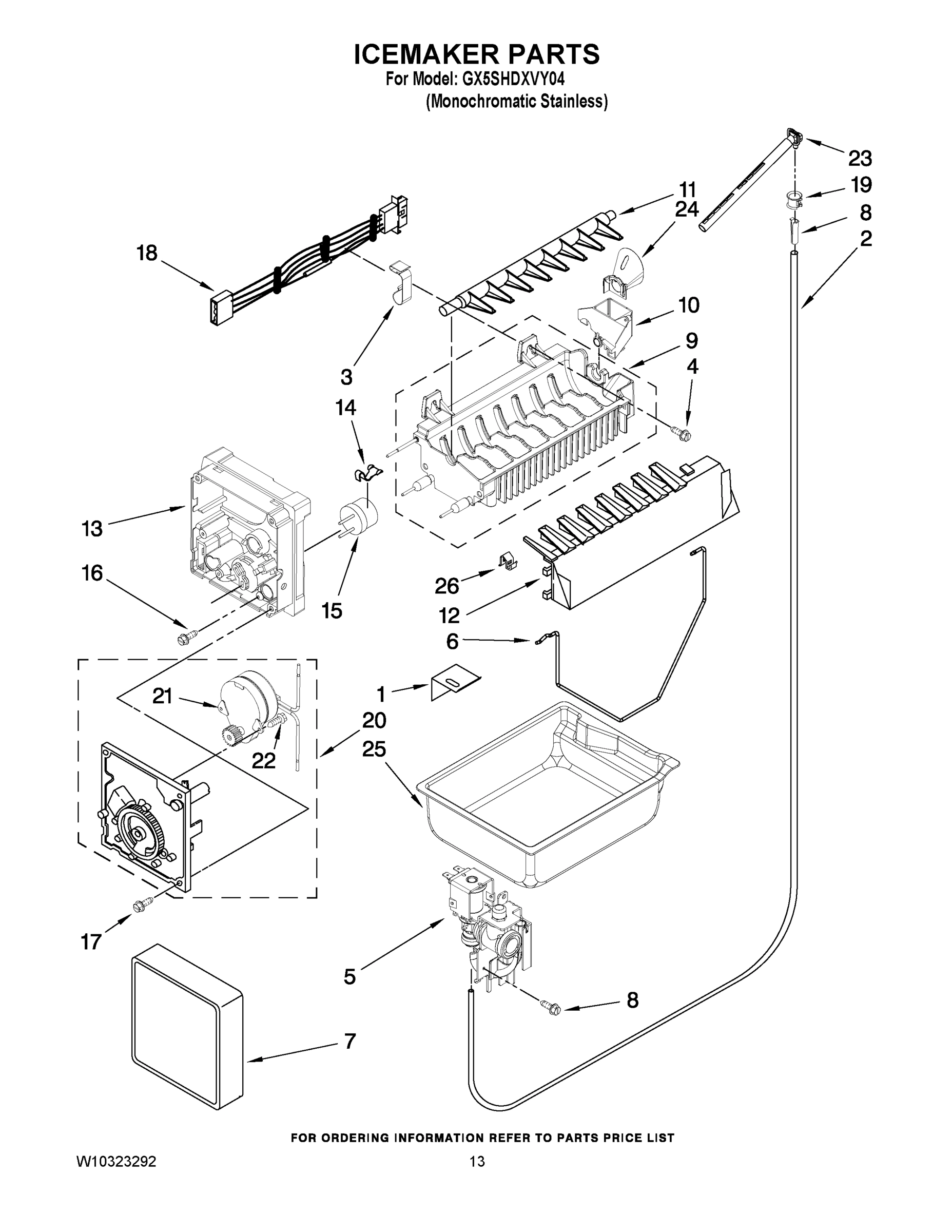 08 - ICEMAKER PARTS