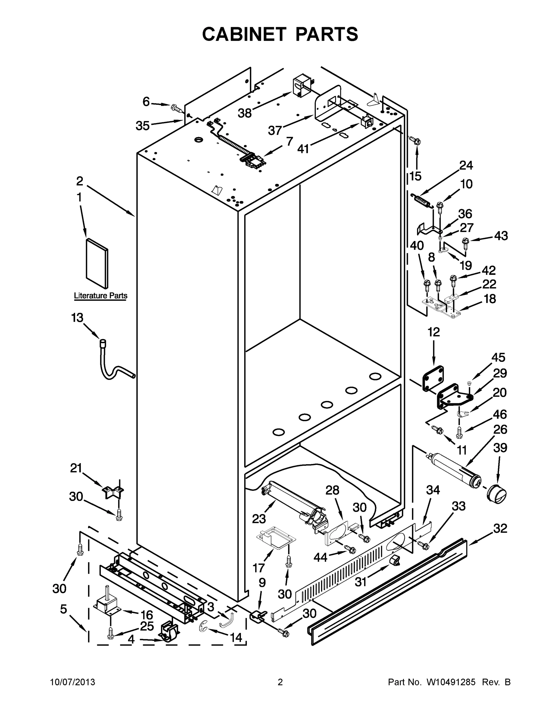 02 - CABINET PARTS