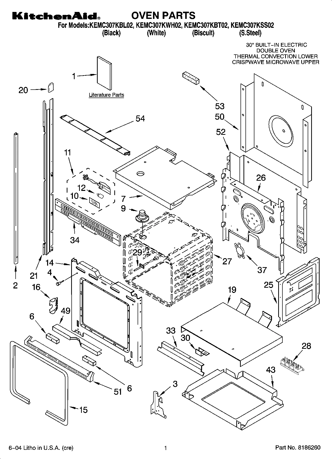 01 - OVEN PARTS