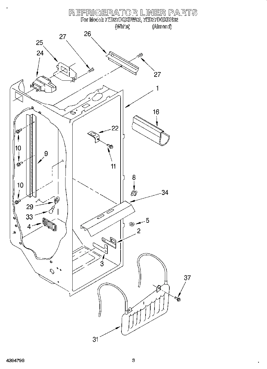 02 - REFRIGERATOR LINER