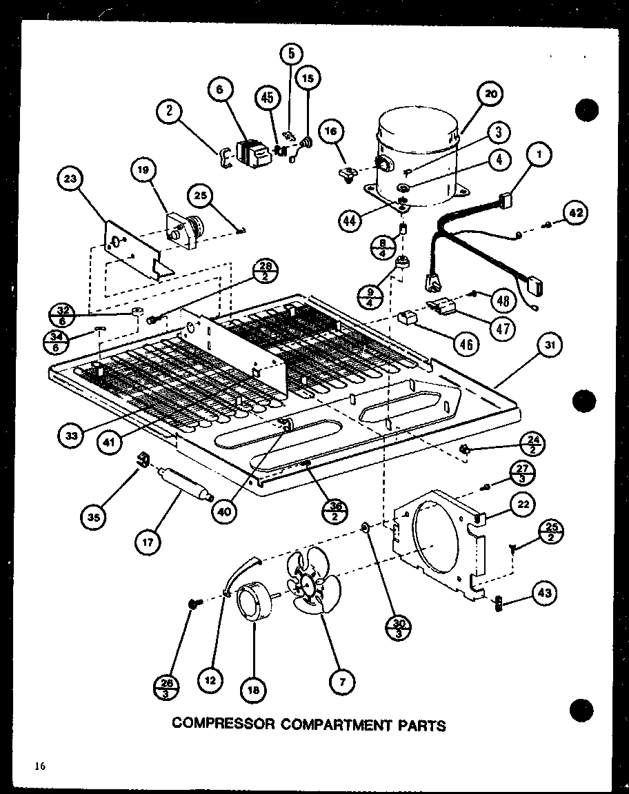 01 - COMPRESSOR COMPARTMENT PARTS