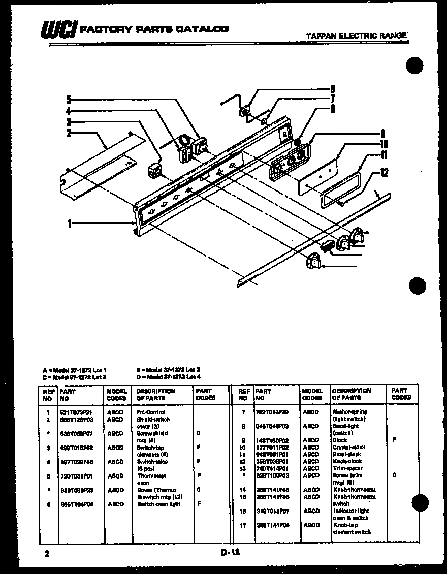 02 - CABINET AND COMPONENT PARTS