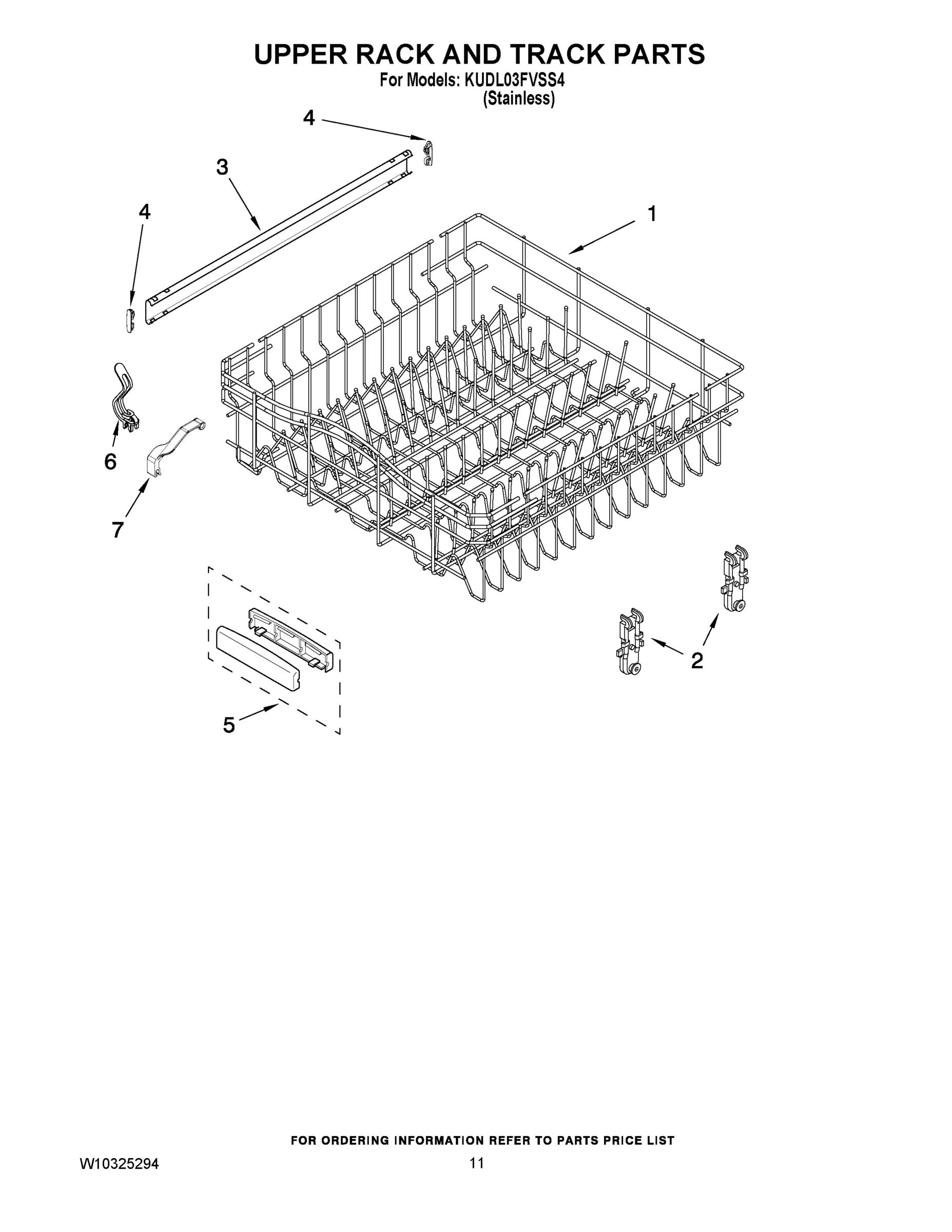 09 - UPPER RACK AND TRACK PARTS