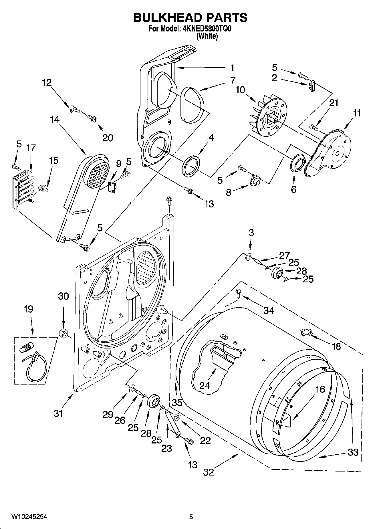 03 - BULKHEAD PARTS, OPTIONAL PARTS (NOT INCLUDED)