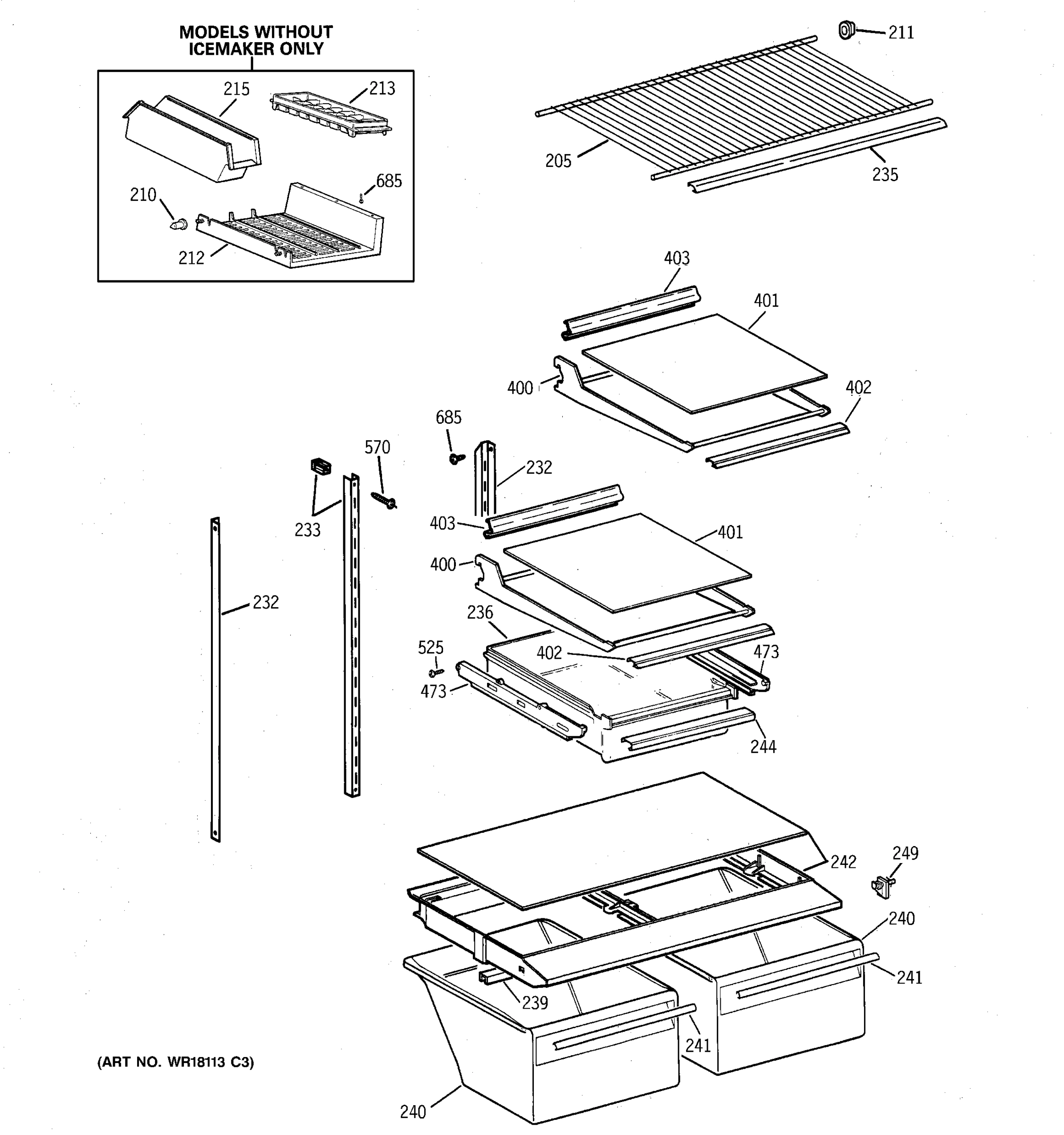 SHELF PARTS