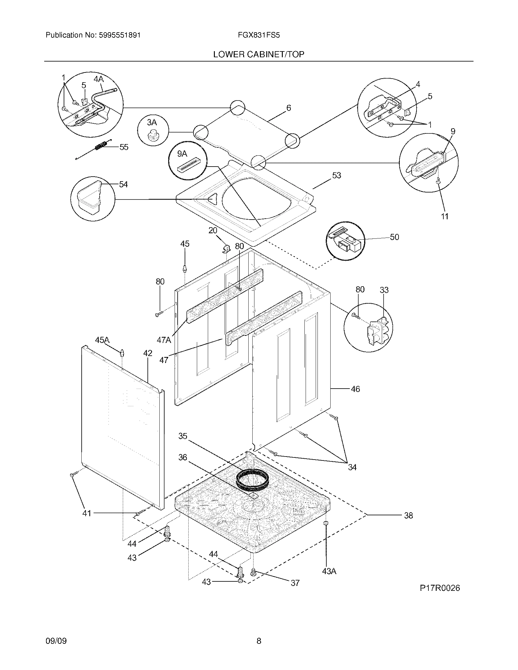 09 - LOWER CABINET/TOP