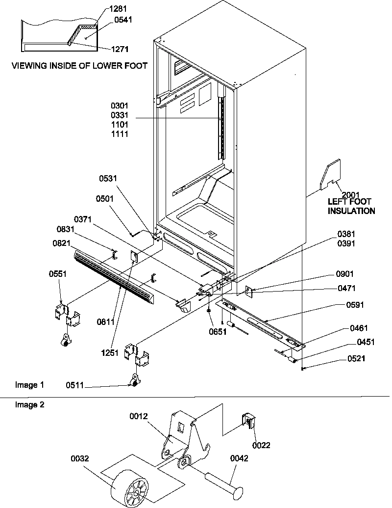 07 - LADDERS, LOWER CABINET AND ROLLERS