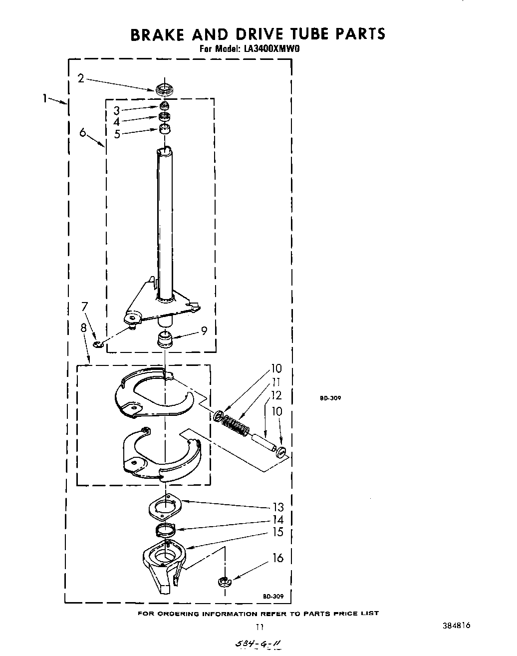 09 - BRAKE AND DRIVE TUBE